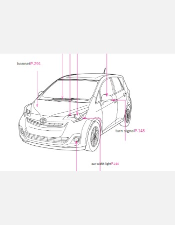 toyota ractis 2014-2016 owners manual in english